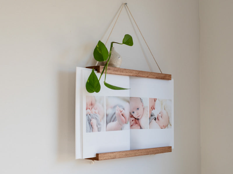 Book Frame by Corner Block Studio - Brunette Hardwood
