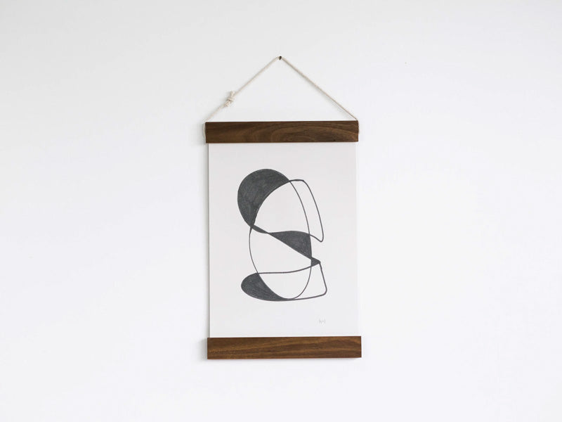 Pressi Frame A4-8" by Corner Block Studio - Brunette Hardwood