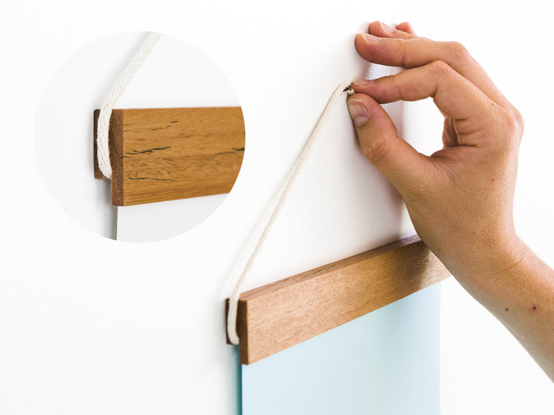 Pressi Frame, Cotton Cord Hanging Method