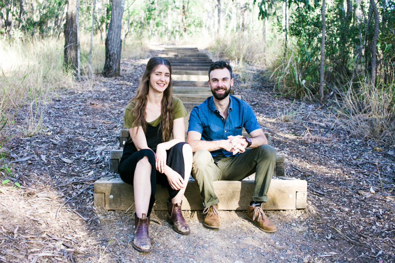 Corner Block Studio Founders Natalie and Leith at Toheys Forest