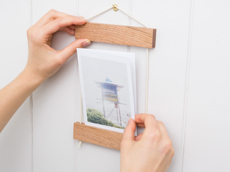 Card Frame by Corner Block Studio - Blonde Hardwood