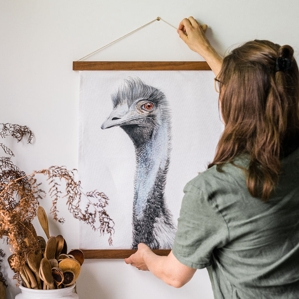 How To Frame a Tea Towel