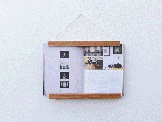 Book Frame by Corner Block Studio - Brunette Hardwood