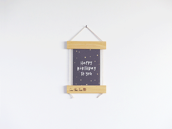 Card Frame by Corner Block Studio - Hoop Pine