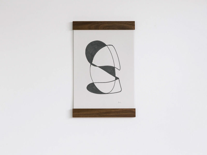 Pressi Frame A4-8&quot; by Corner Block Studio - Brunette Hardwood