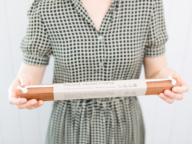 Record Jacket Frame by Corner Block Studio - Blonde Hardwood