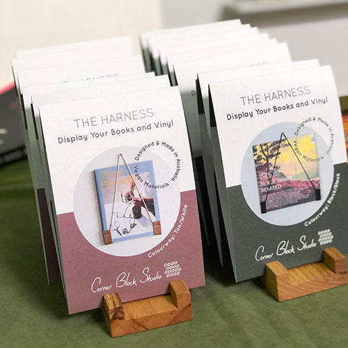 Review: beautifully packaged and ready to give as gifts. The Harness, Book and Record Frame by Corner Block Studio.